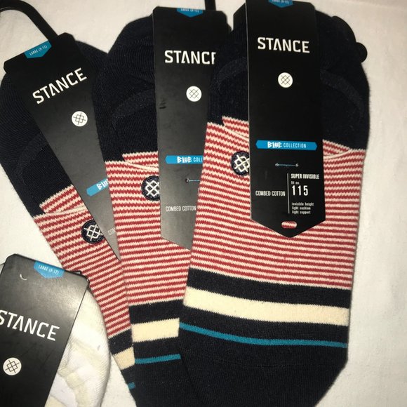 Stance American Invisible Ankle Socks Large 9-12 - Picture 2 of 3
